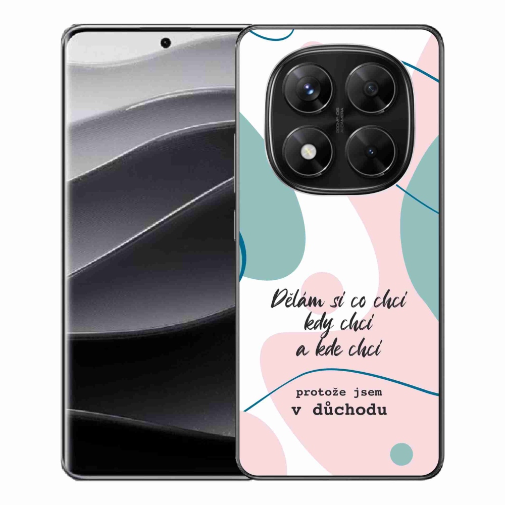 Gélový kryt mmCase na Xiaomi Redmi Note 14 Pro 5G/Poco X7 5G - vtipný text 10 biele pozadie