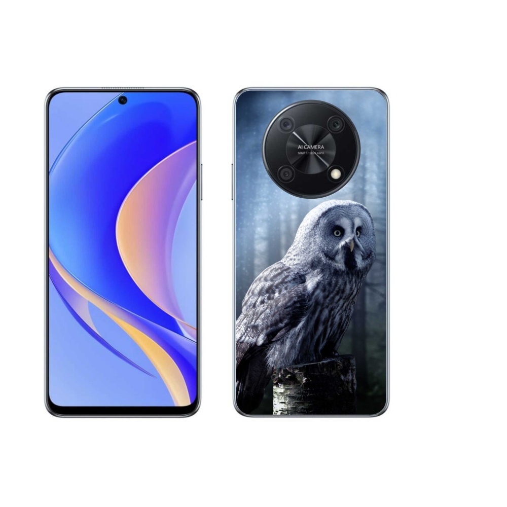 Gélový kryt mmCase na Huawei Nova Y90 - sova