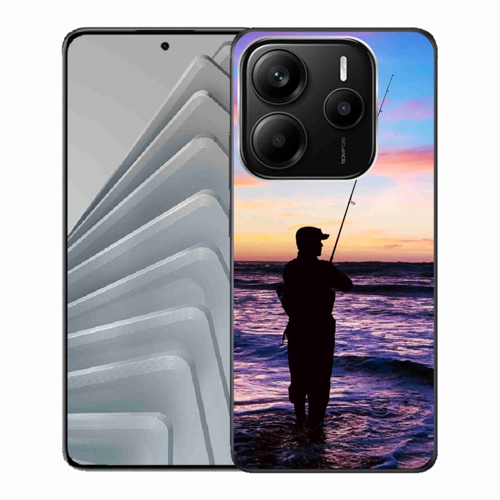 Gélový kryt mmCase na Xiaomi Redmi Note 14 5G - rybaření 1