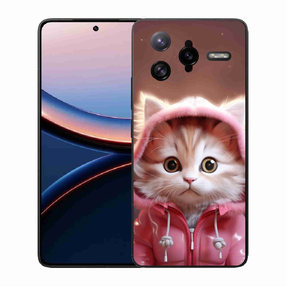 Gélový kryt mmCase na Xiaomi Poco F7 Ultra - roztomilé mačiatko 3