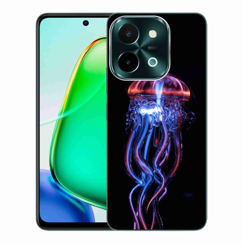 Gélový kryt mmCase na Vivo Y28 - medúza