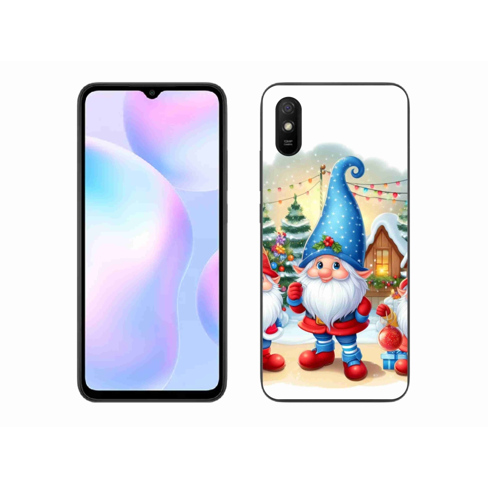 Gélový kryt mmCase na Xiaomi Redmi 9AT - vianočné škriatkovia