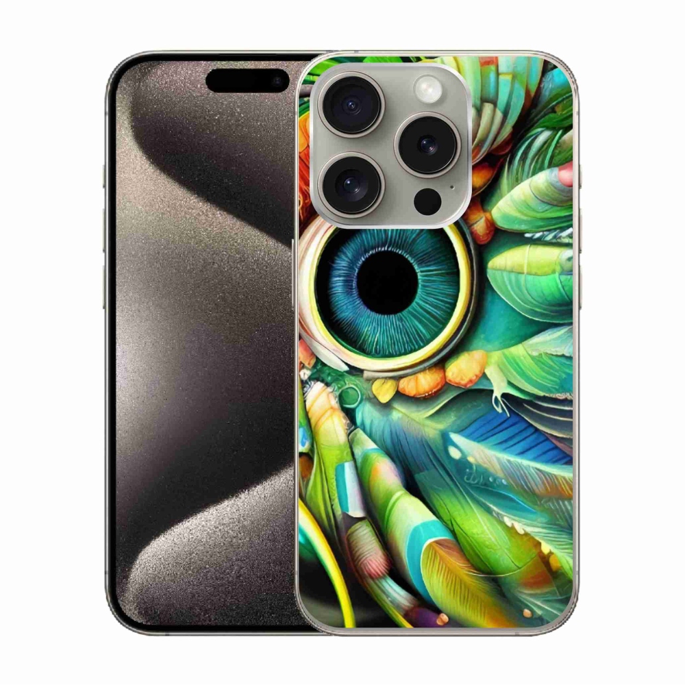 Gélový kryt mmCase na iPhone 15 Pro - abstraktný motív 18