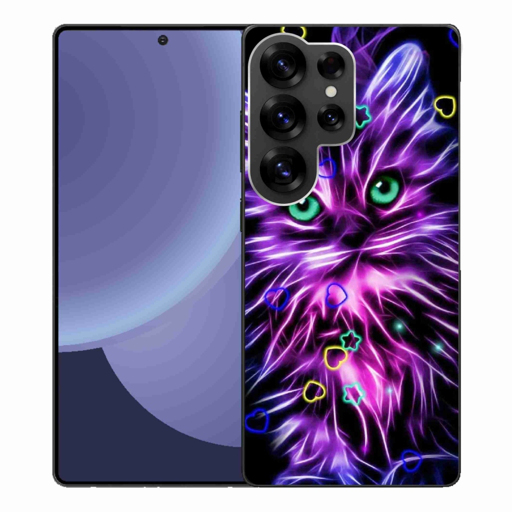 Gélový kryt mmCase na Samsung Galaxy S25 Ultra - abstraktná mačka