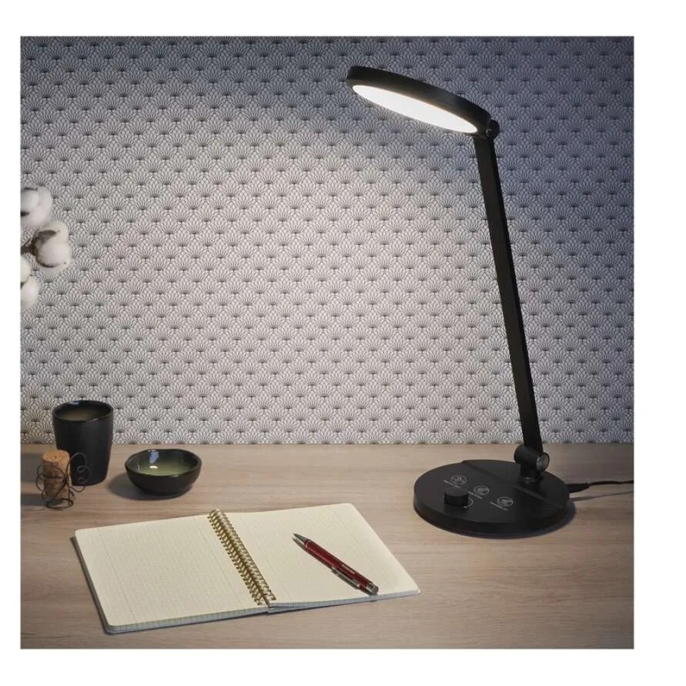 LED stolná lampa CHARLES - čierna