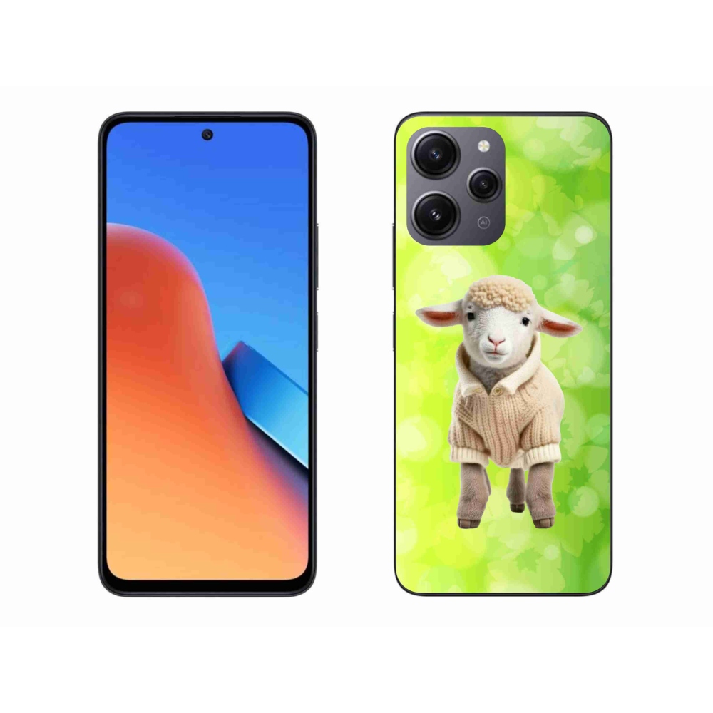Gélový kryt mmCase na Xiaomi Redmi 12 - jahňa vo svetri