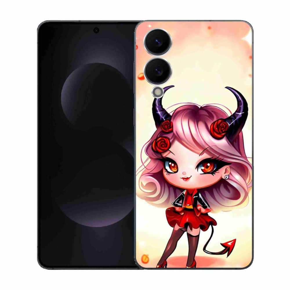 Gélový kryt mmCase na Samsung Galaxy S25 Edge - kreslená čertica