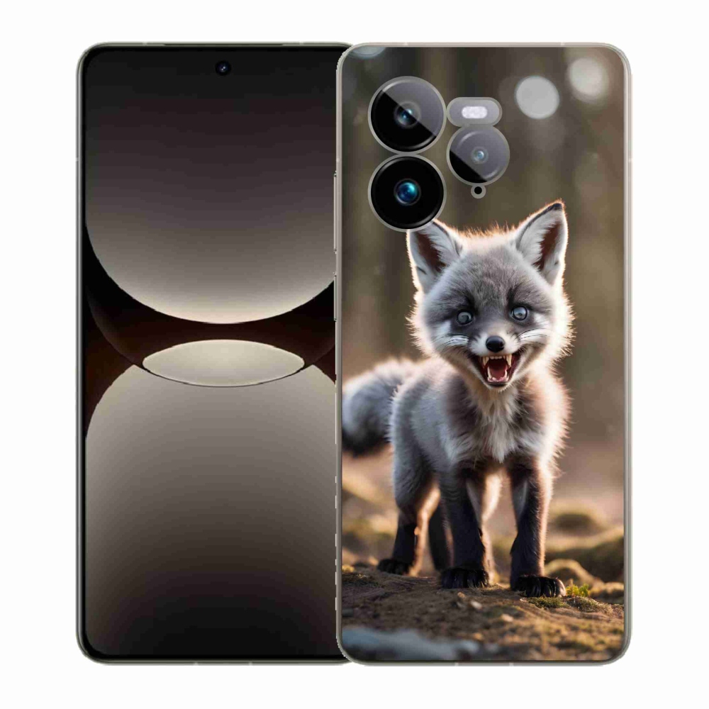 Gélový kryt mmCase na Realme GT 7 Pro 5G - rozzúrená líška