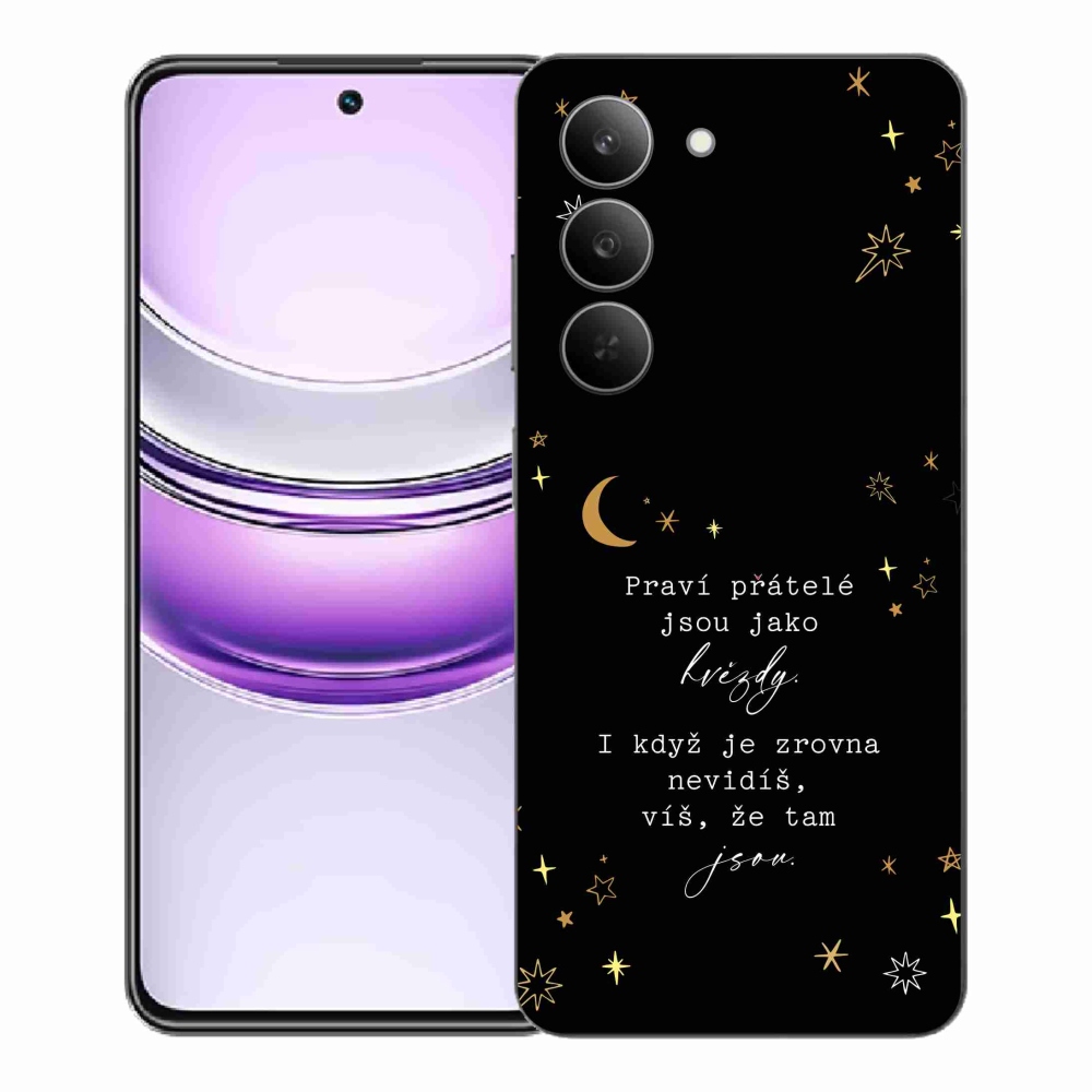Gélový kryt mmCase na Realme 14x 5G - citát 6 čierne pozadie