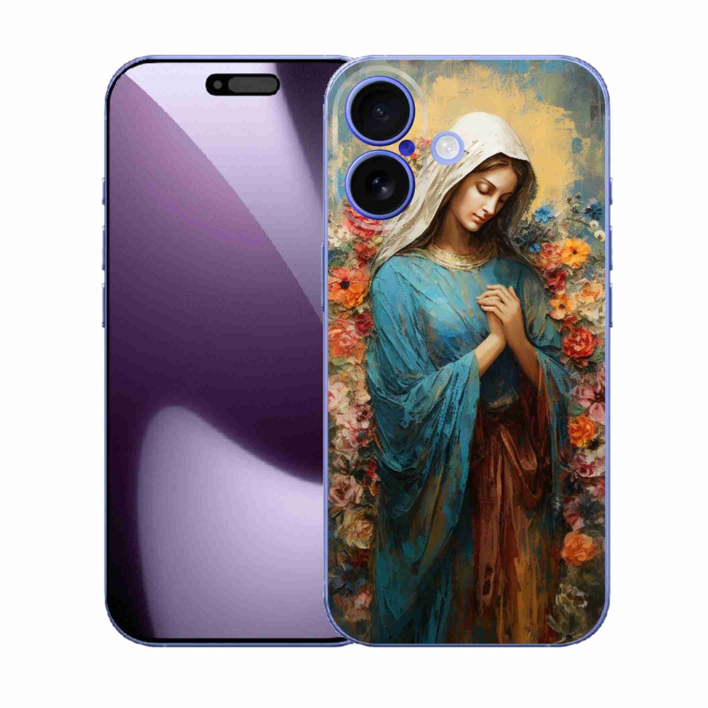 Gélový kryt mmCase na iPhone 17 - svätá žena