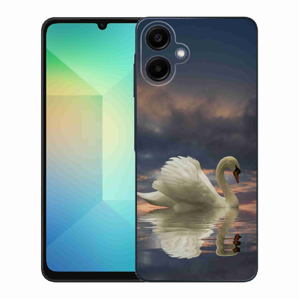 Gélový kryt mmCase na Samsung Galaxy A06 4G - labuť