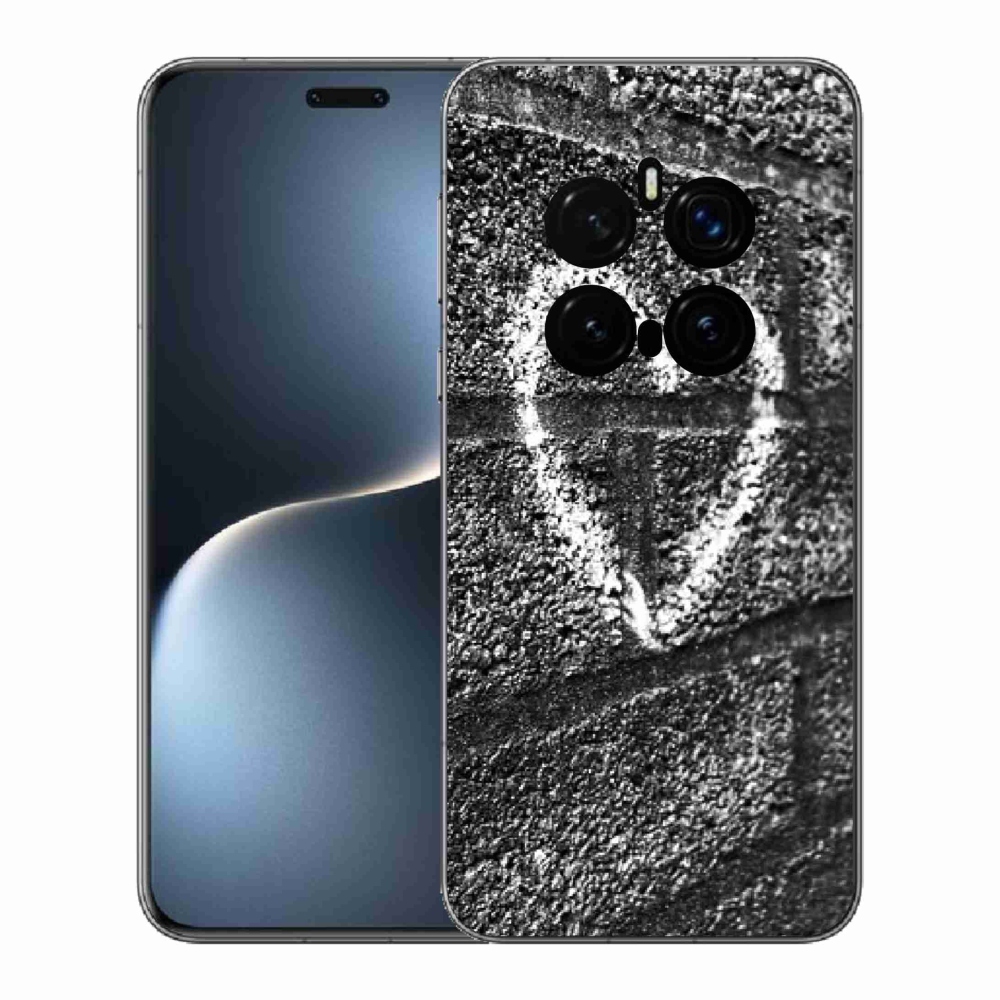 Gélový kryt mmCase na Honor Magic 7 Pro 5G - srdce na stene