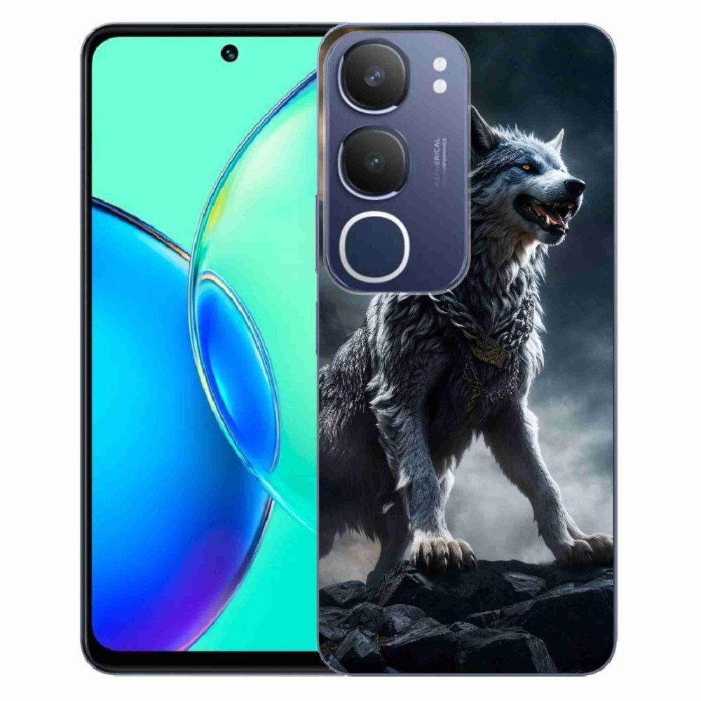 Gélový kryt mmCase na Vivo Y19s - vlk 1