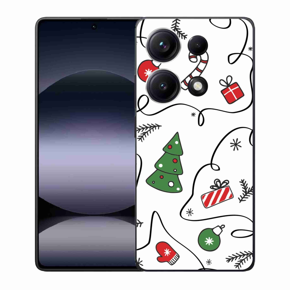 Gélový kryt mmCase na Xiaomi Redmi Note 14S - vianočné motívy