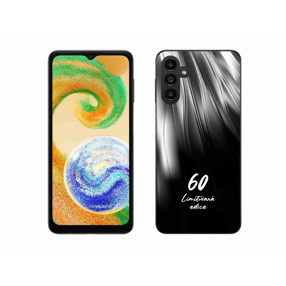 Gélový kryt mmCase na Samsung Galaxy A04s (164.7x76.7x9.1mm) - 60 limitovaná edícia čierne pozadie