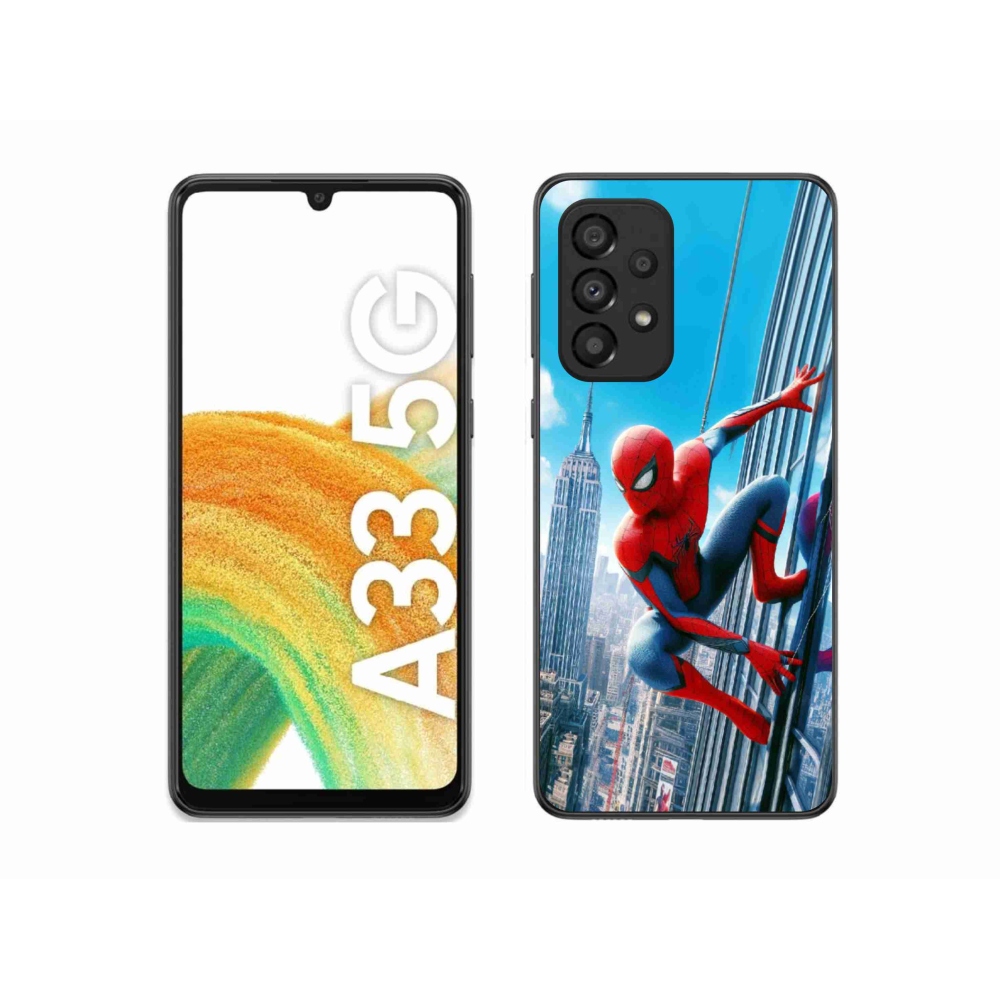 Gélový kryt mmCase na Samsung Galaxy A33 5G - spiderman