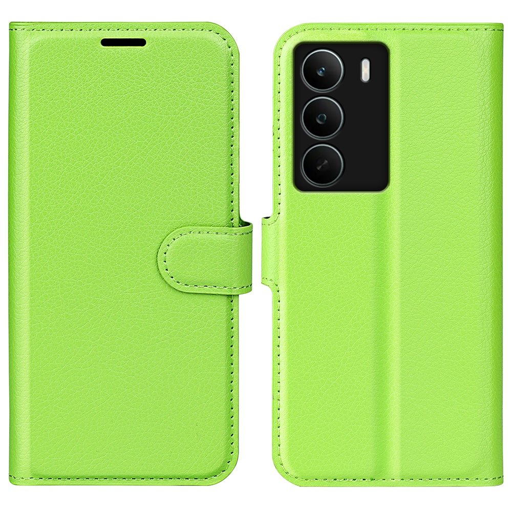 Litchi knižkové puzdro na Realme C71 - zelené
