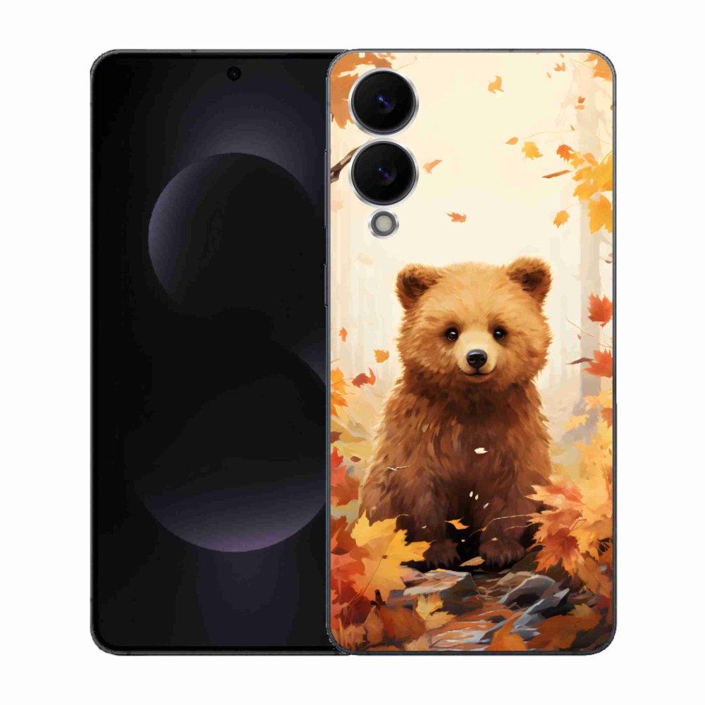Gélový kryt mmCase na Samsung Galaxy S25 Edge - medveď v lese