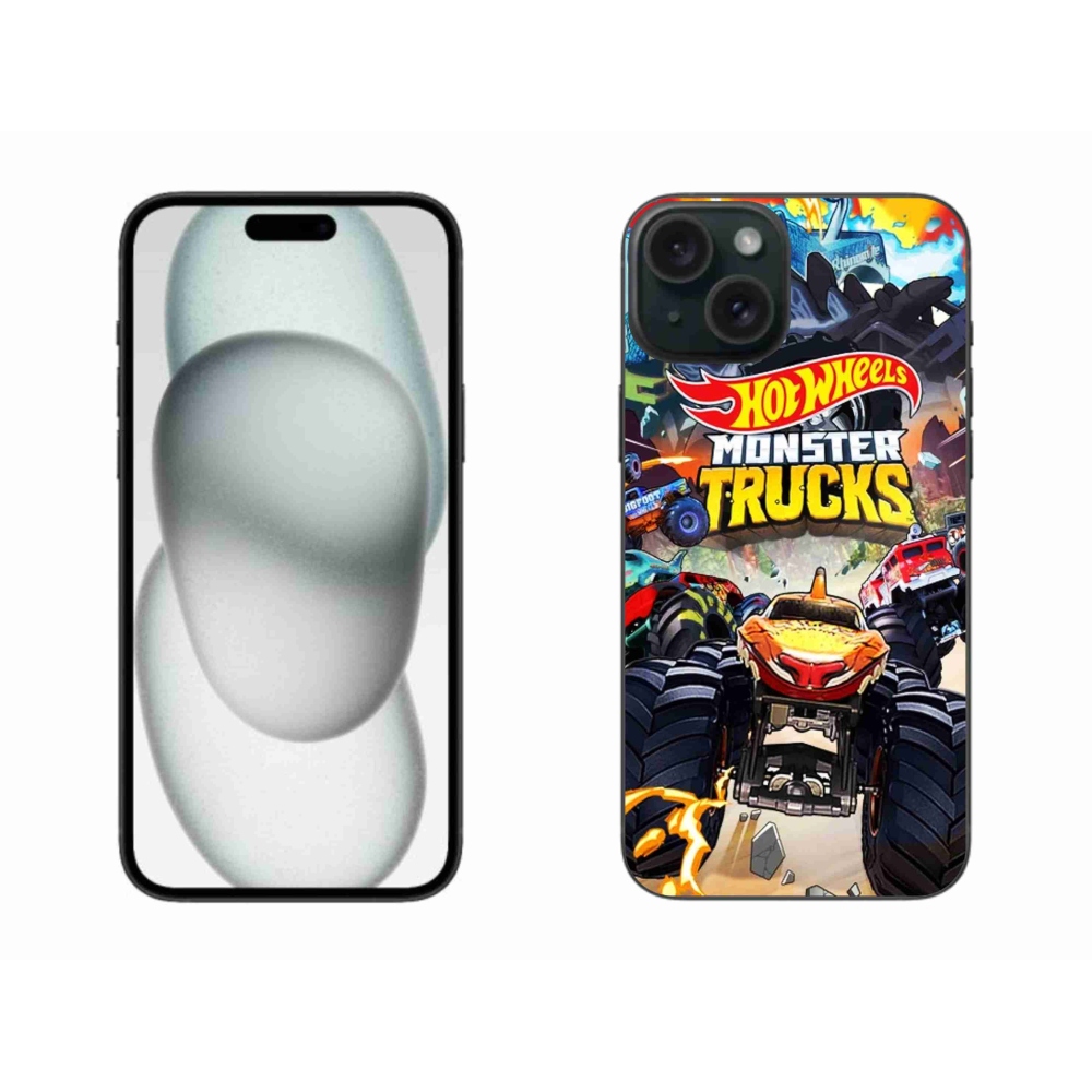 Gélový kryt mmCase na iPhone 15 Plus - hot wheels 2