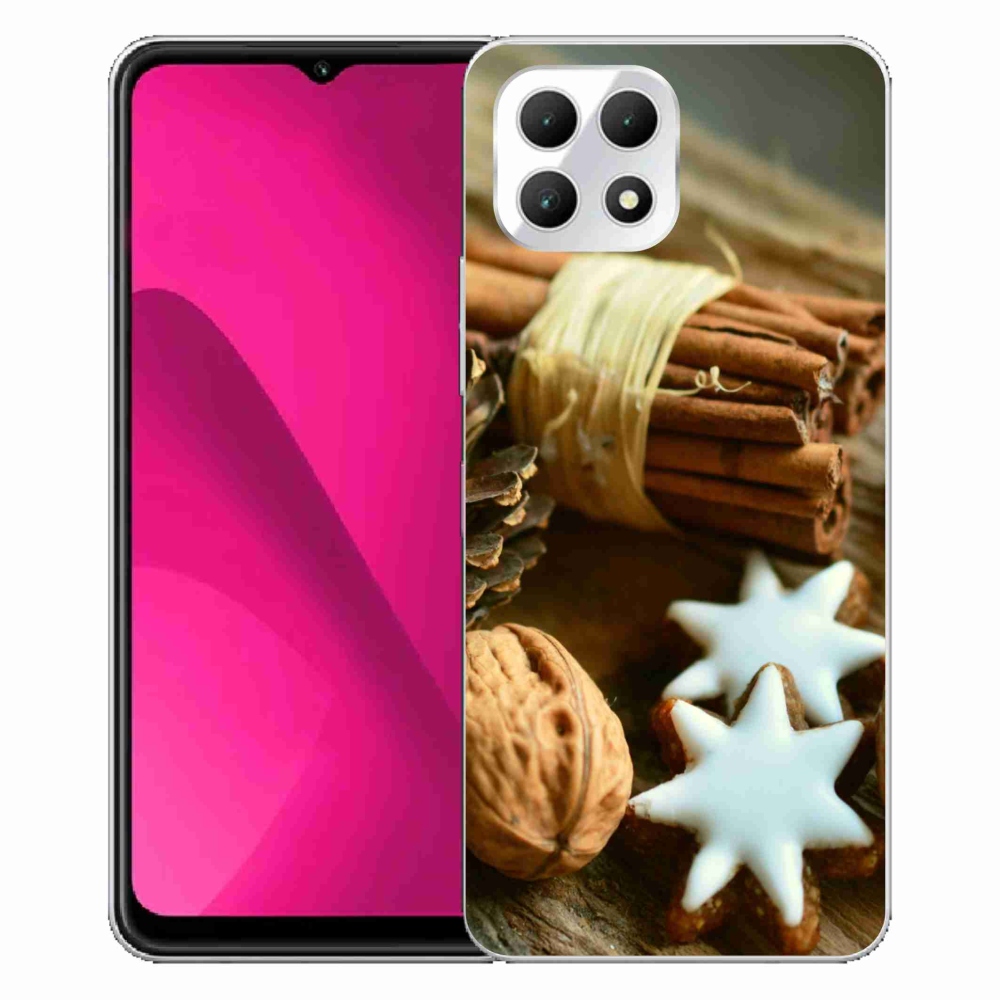 Gélový kryt mmCase na T-Mobile T Phone 2 - škorica a perníčky