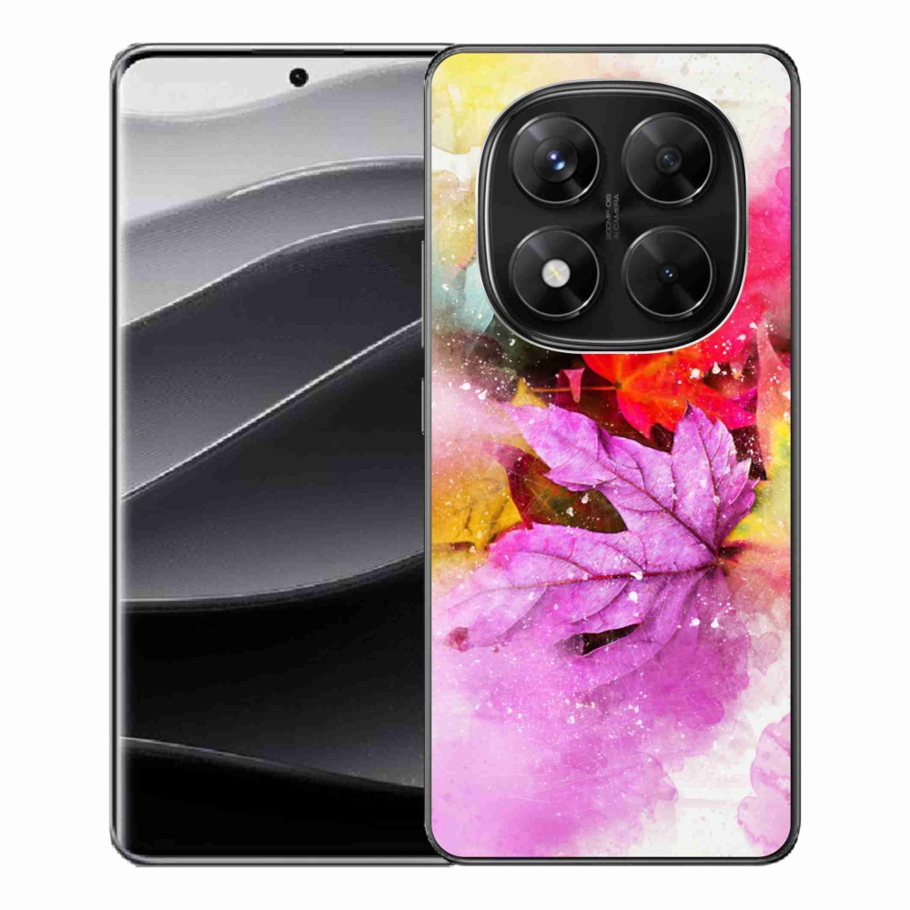 Gélový kryt mmCase na Xiaomi Redmi Note 14 Pro 5G/Poco X7 5G - farebné listy
