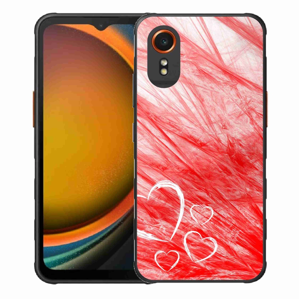 Gélový kryt mmCase na Samsung Galaxy Xcover 7 - heart