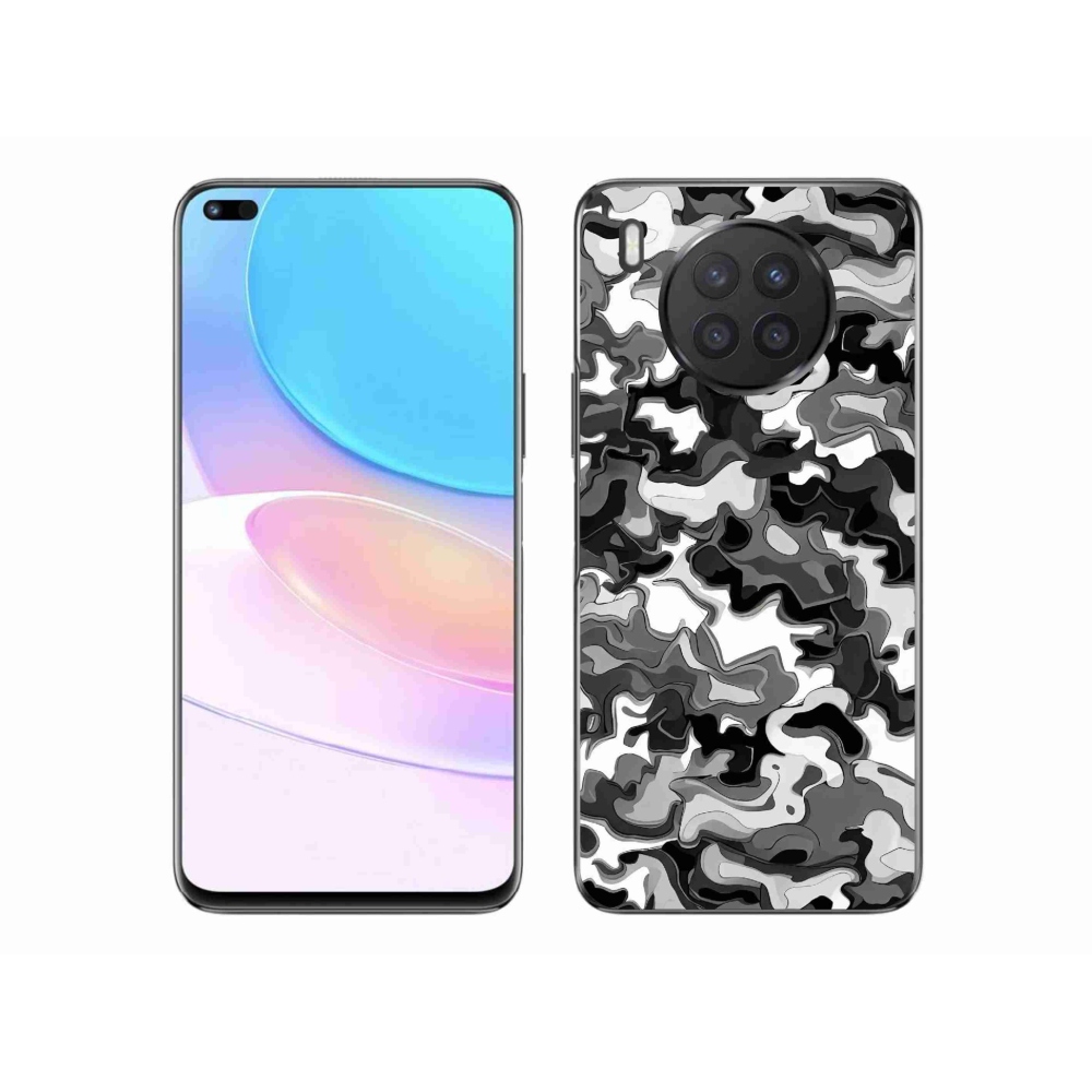 Gélový kryt mmCase na Huawei Nova 8i - maskáčový vzor 3