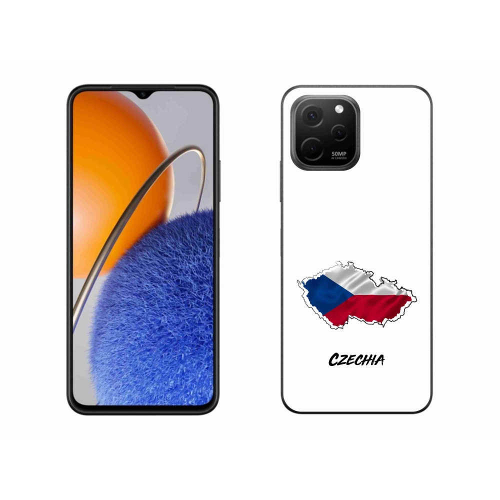 Gélový kryt mmCase na Huawei Nova Y61 - Czechia biele pozadie