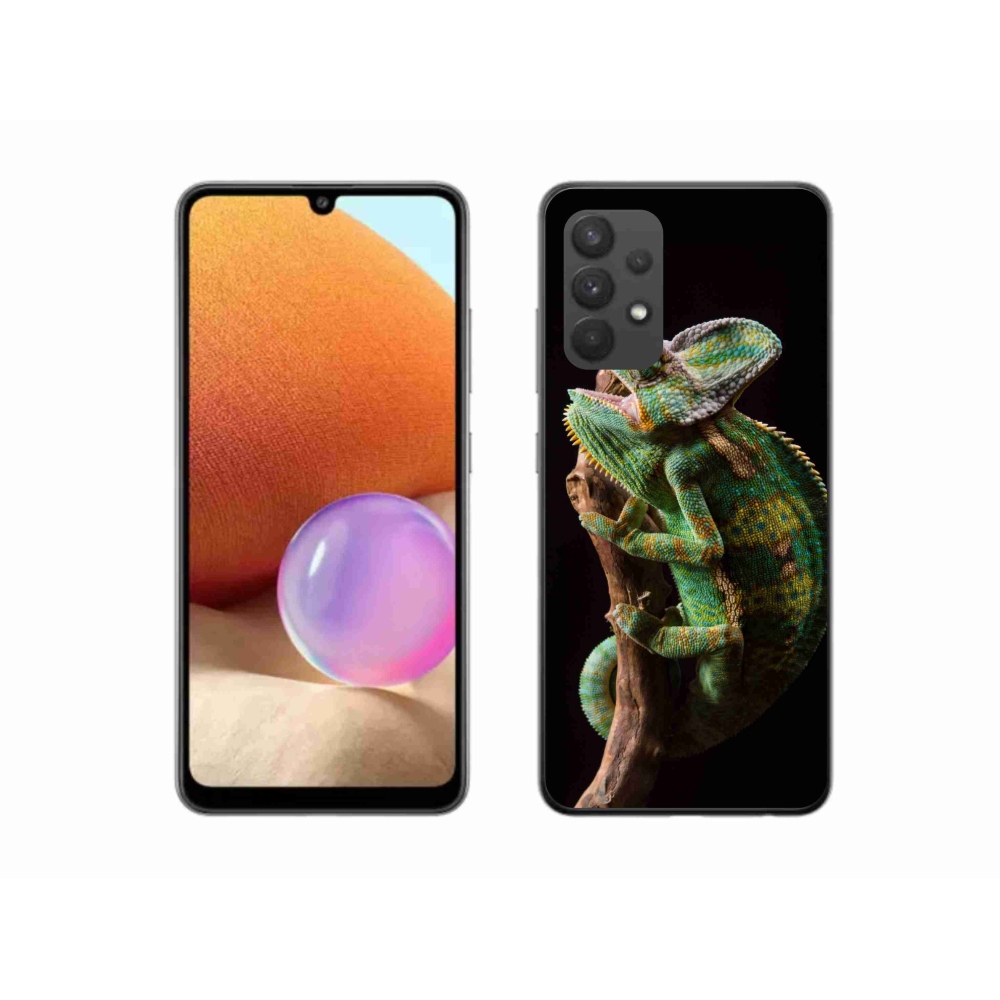 Gélový kryt mmCase na Samsung Galaxy A32 4G - chameleón