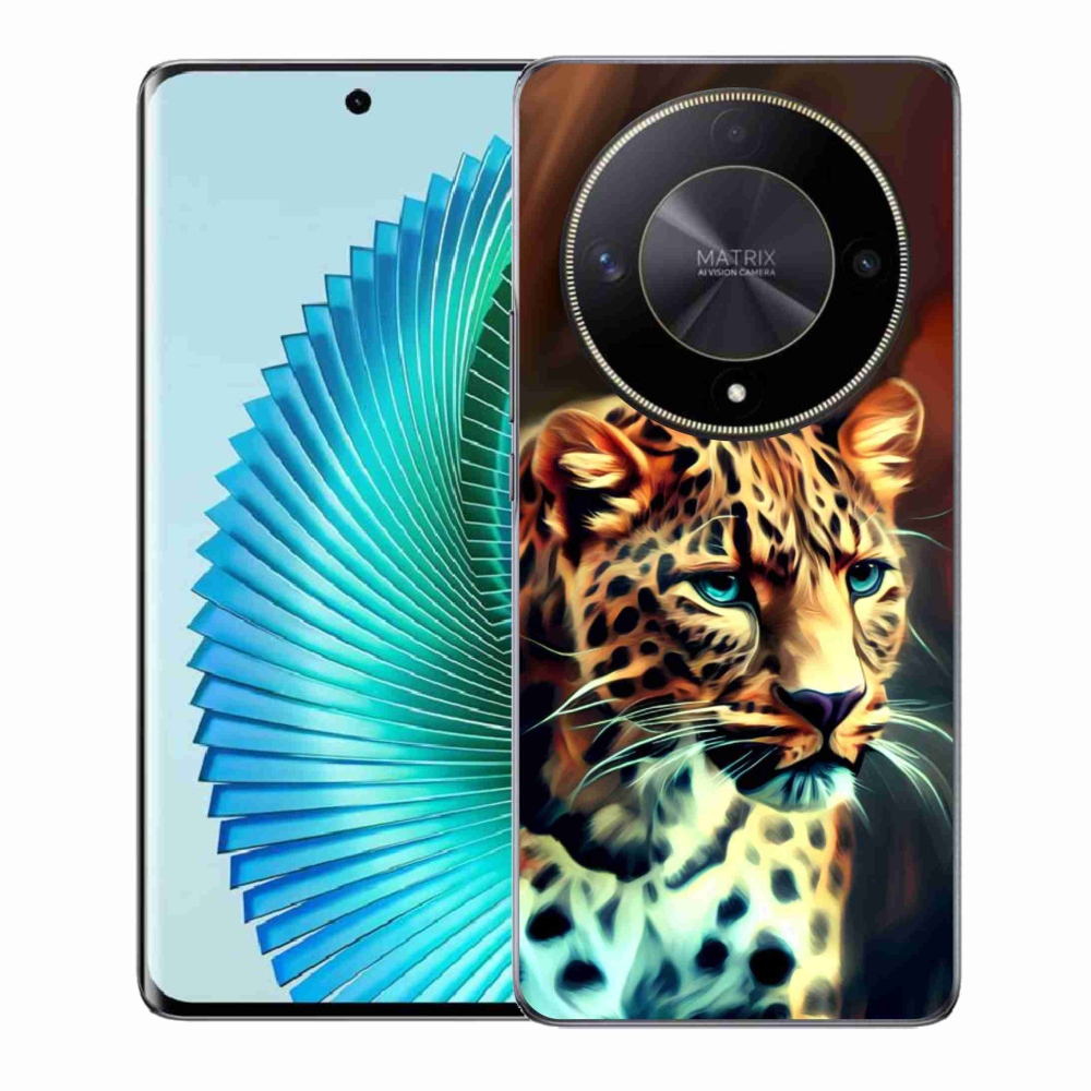 Gélový kryt mmCase na Honor Magic 6 Lite 5G - leopard