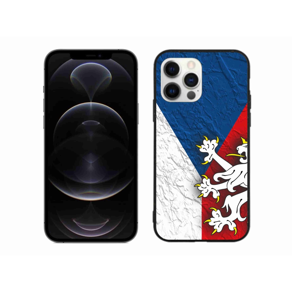 Gélový kryt mmCase na iPhone 12 Pro Max - česká vlajka 1