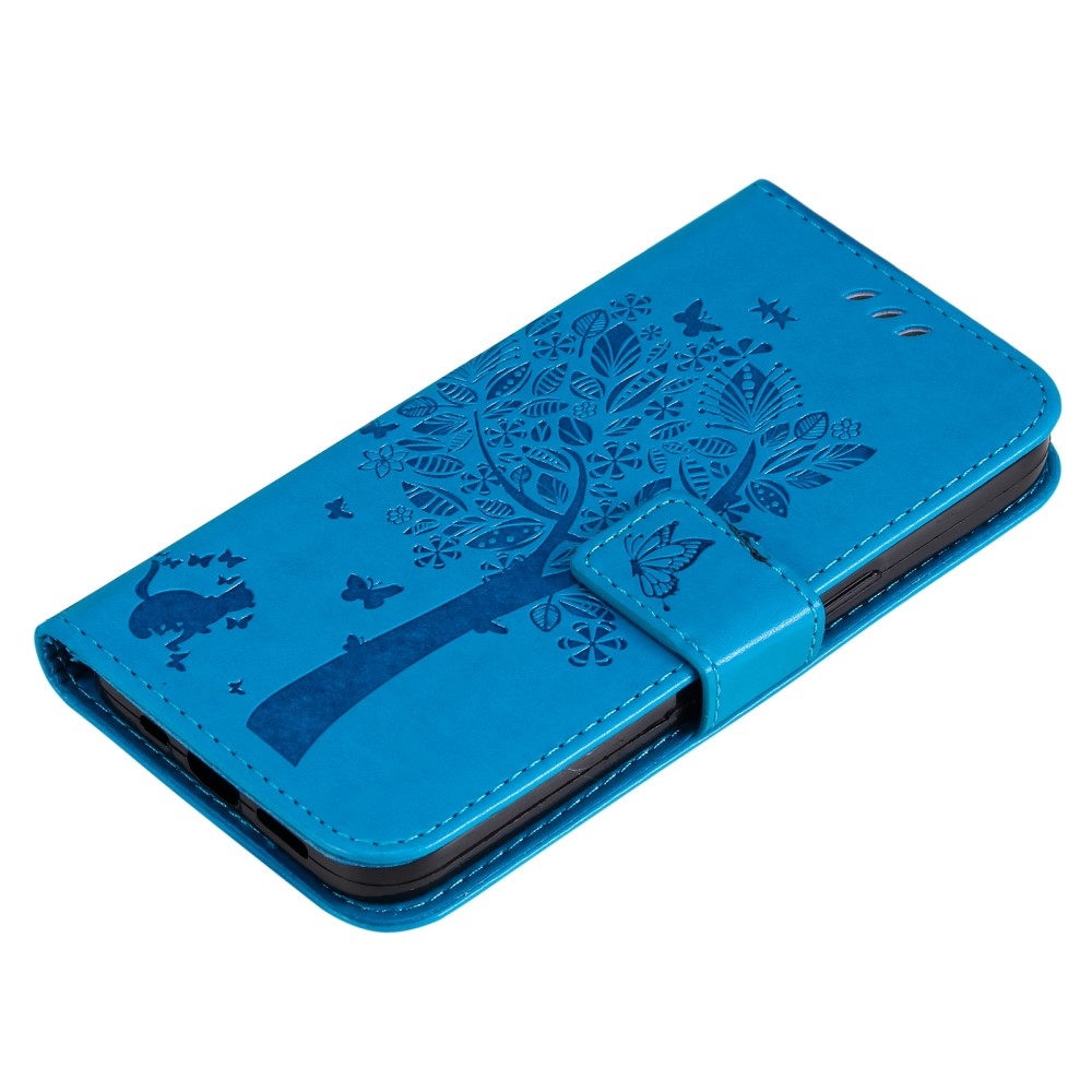Trees knižkové púzdro na Xiaomi 14 Pro - modré