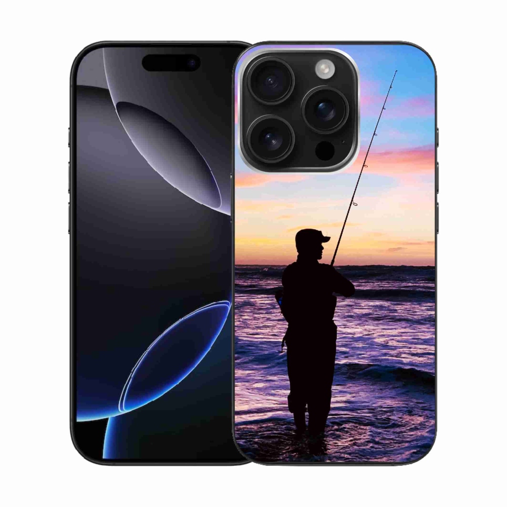 Gélový kryt mmCase na iPhone 16 Pro - rybárčenie 1