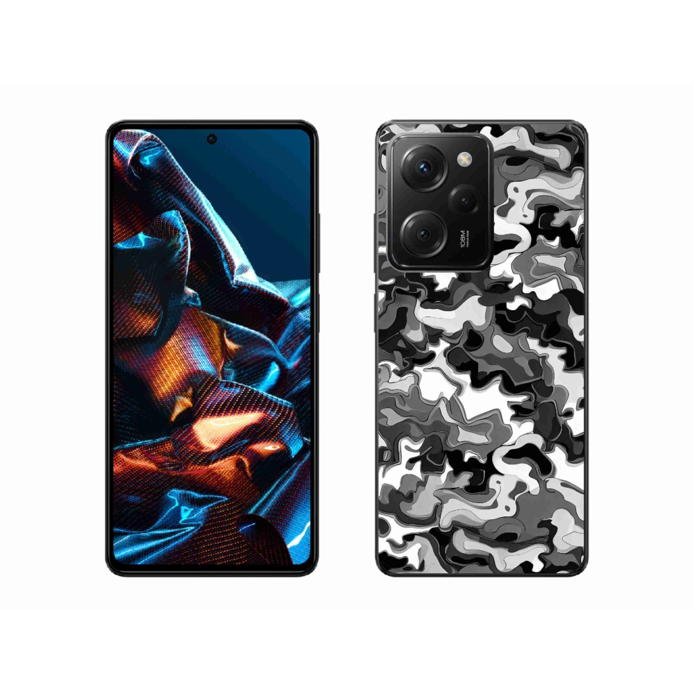 Gélový kryt mmCase na Xiaomi Poco X5 Pro 5G - maskáčový vzor 3