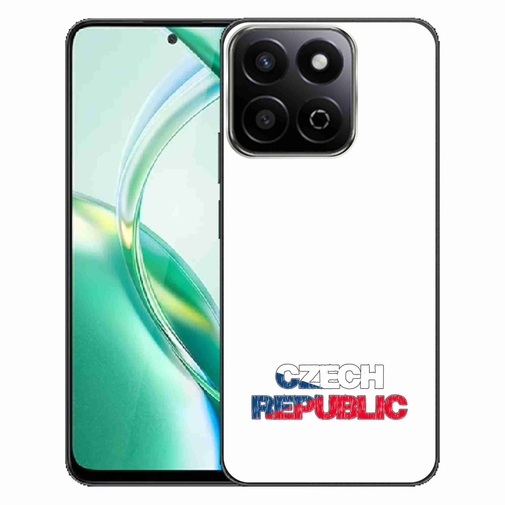 Gélový kryt mmCase na Honor 200 Smart 5G - Czech Republic biele pozadie