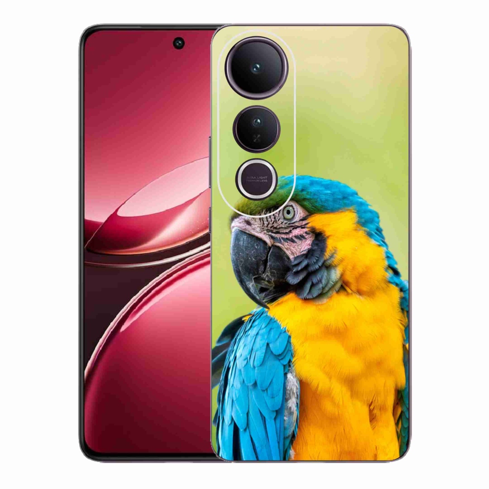 Gélový kryt mmCase na Vivo V50 Lite 4G/5G - papagáj ara 2