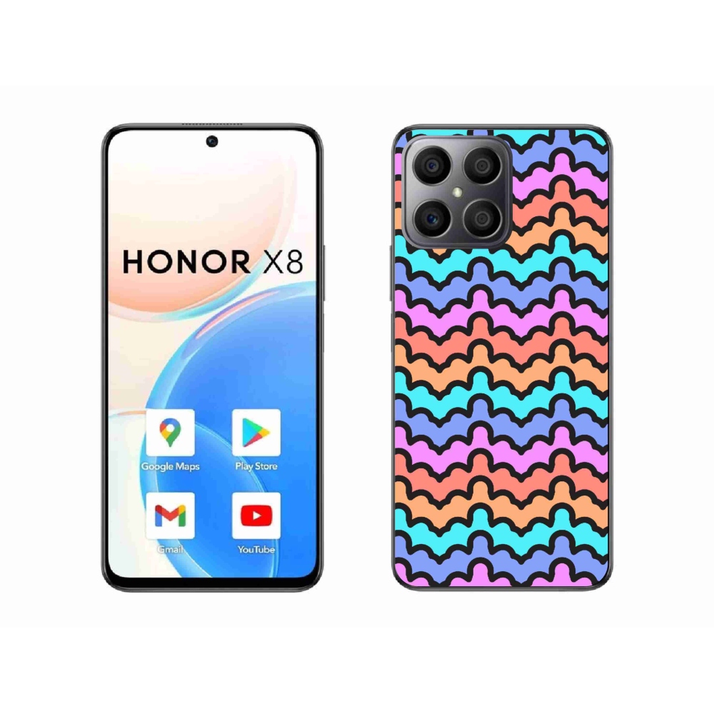 Gélový kryt mmCase na Honor X8 - abstraktný motív 30