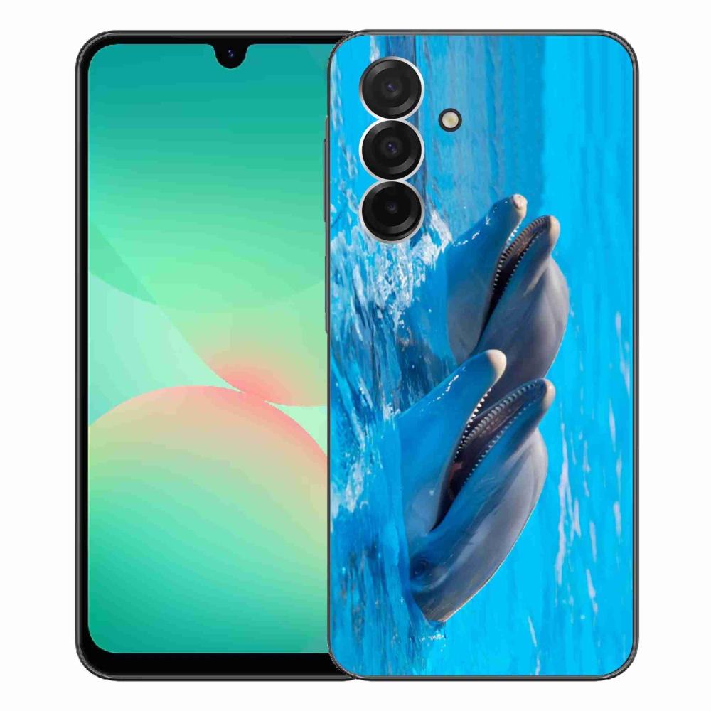 Gélový kryt mmCase na Samsung Galaxy A26 5G - delfíny