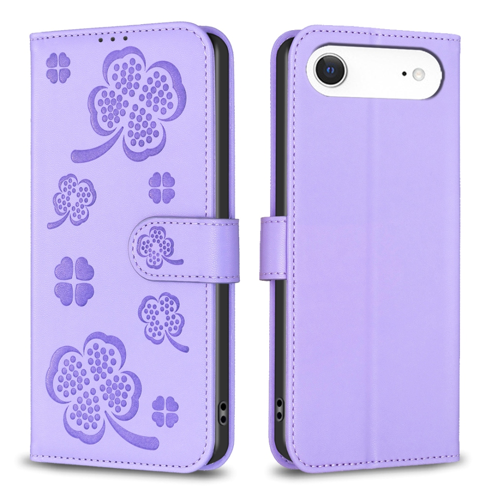 Clover knižkové púzdro na iPhone 17 Air - fialové