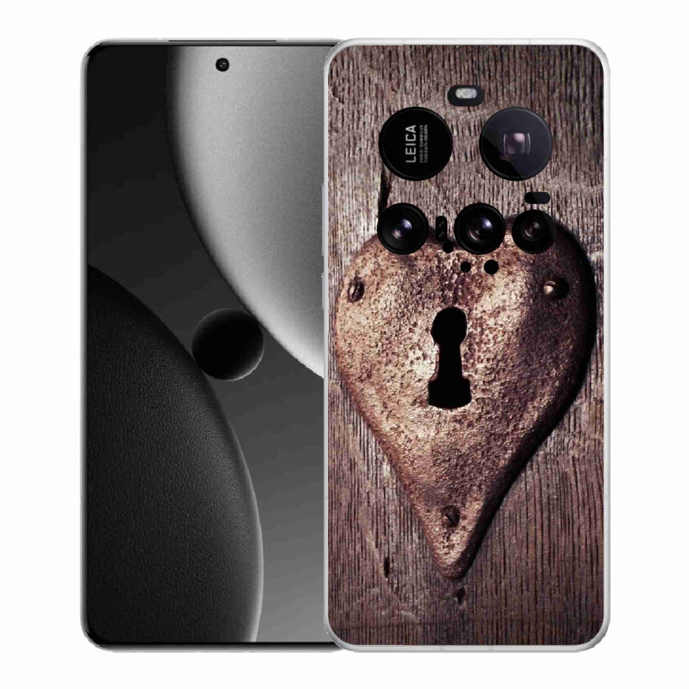 Gélový kryt mmCase na Xiaomi 15 Ultra - zámok v tvare srdca