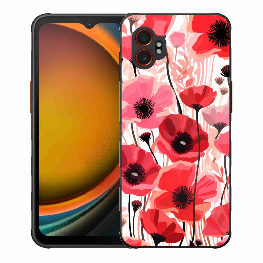 Gélový kryt mmCase na Samsung Galaxy Xcover 7 Pro - vlčí mak 1