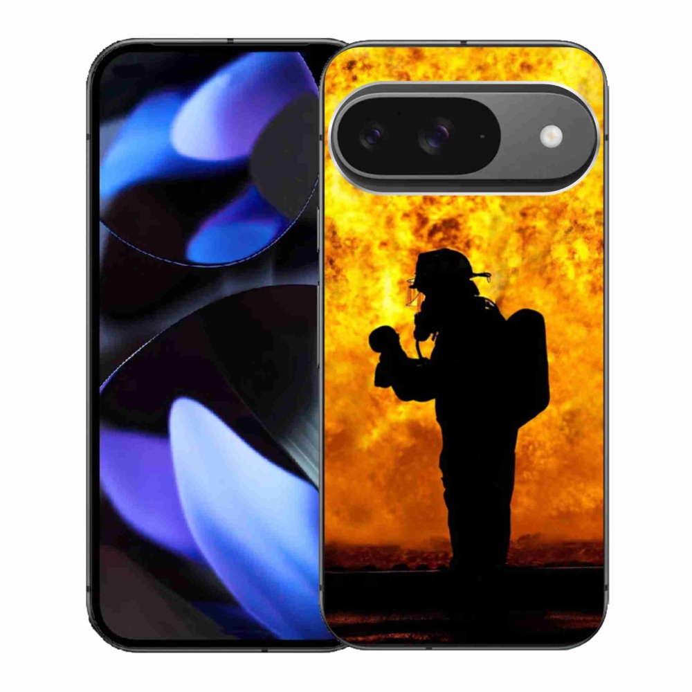 Gélový kryt mmCase na Google Pixel 9/9 Pro - hasič