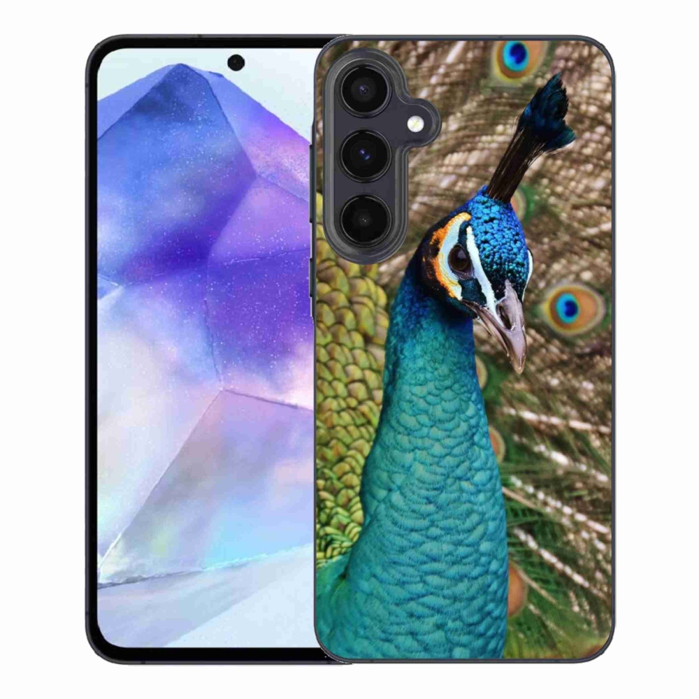 Gélový kryt mmCase na Samsung Galaxy A55 5G - páv