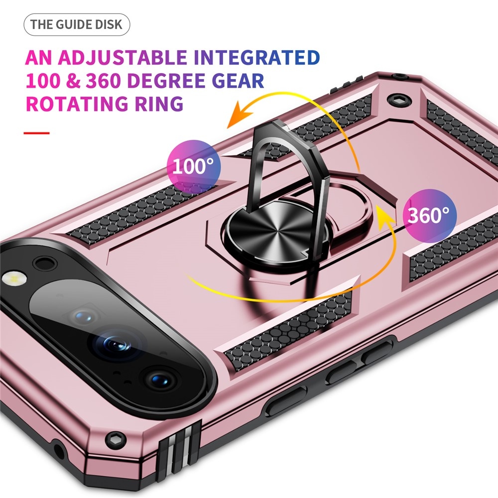 Ring odolný kryt na Google Pixel 10 Pro/Pixel 10 - ružovozlatý