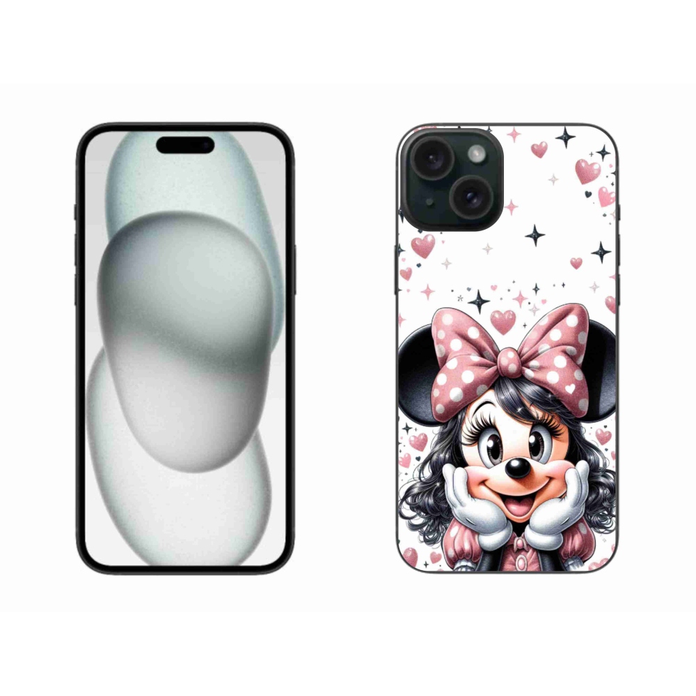 Gélový kryt mmCase na iPhone 15 Plus - mínnie