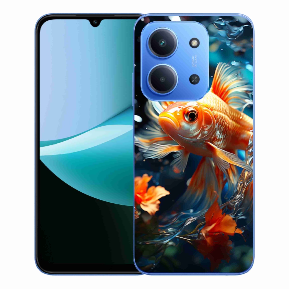 Gélový kryt mmCase na Xiaomi Redmi 15C 4G/5G (173mm) - rybka