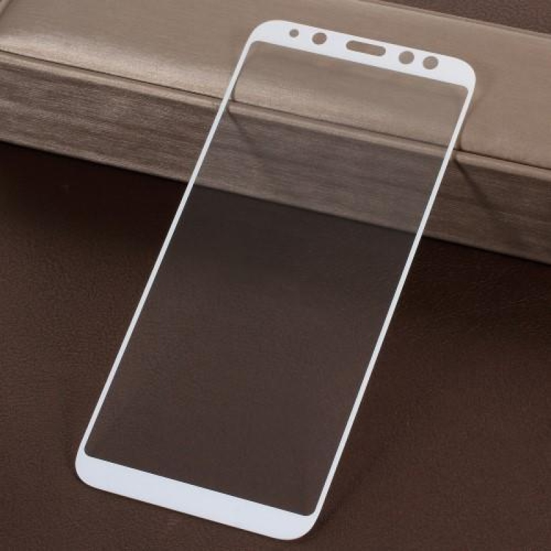 5DC celoplošné tvrdené sklo na Samsung Galaxy A6 (2018) - biely okraj