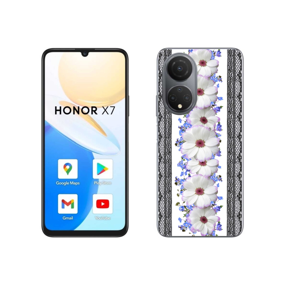 Gélový kryt mmCase na Honor X7 - kvety 8