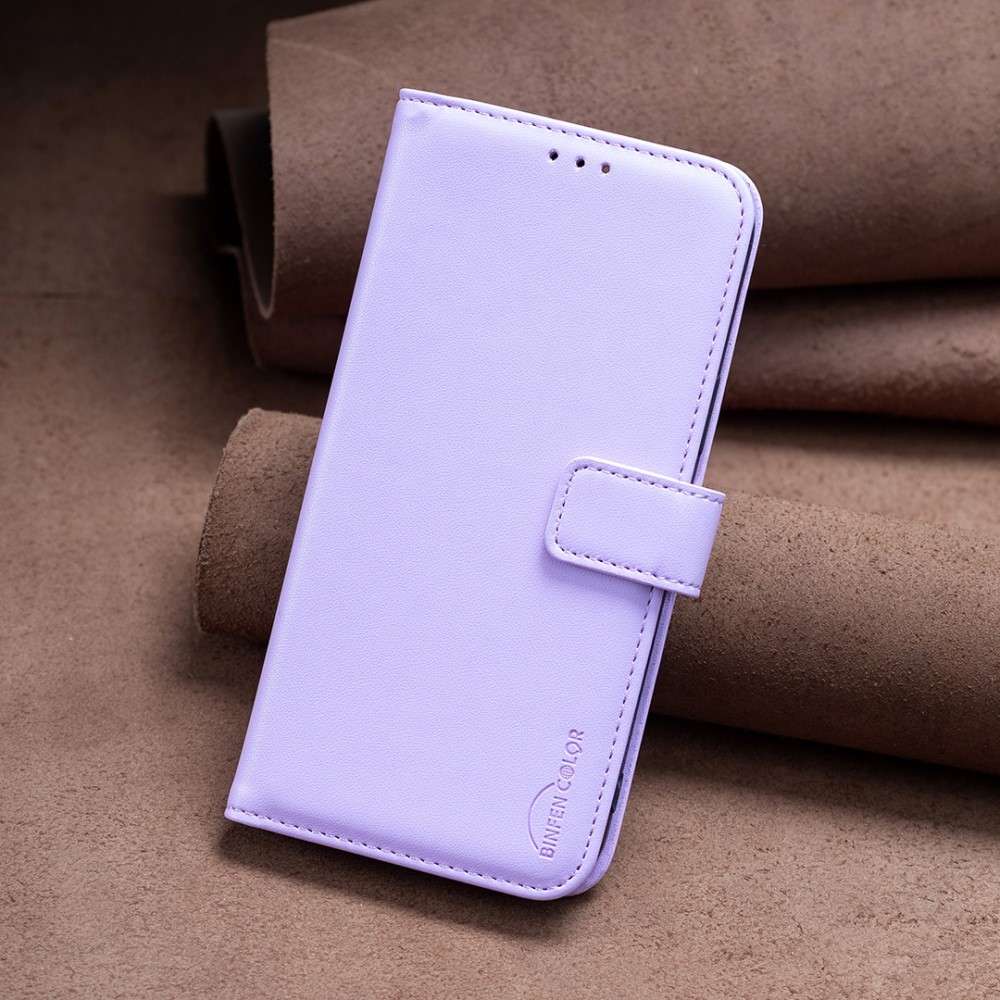 BNF knižkové púzdro na Samsung Galaxy S25 Edge - svetlofialové