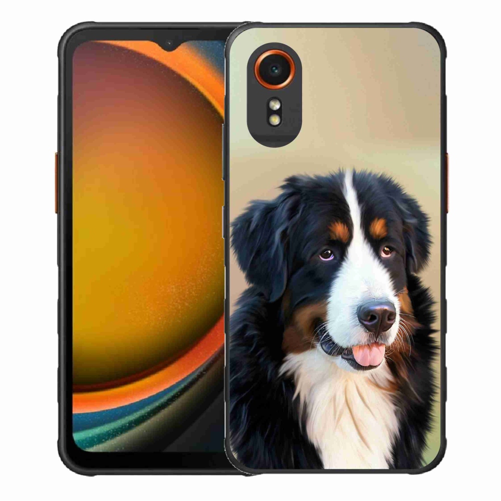 Gélový obal mmCase na Samsung Galaxy Xcover 7 - bernský salašnícky pes